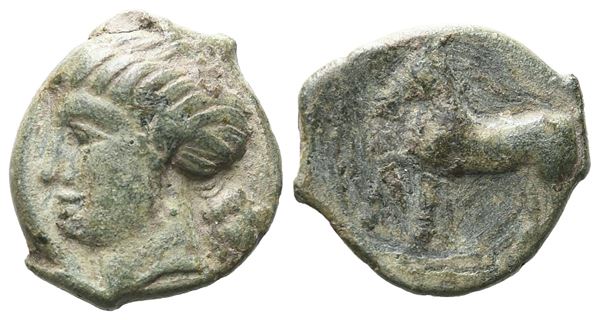 Sicily, Eryx, c. 4th century BC. Æ (12 mm, 2.08 g).