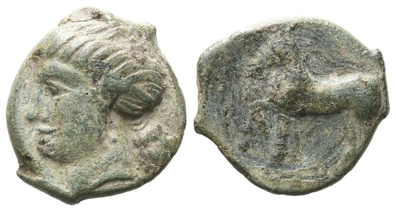 Sicily, Eryx, C. 4th Century Bc. Æ (12 MM, 2.08 G).