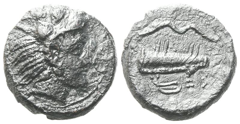 Sicily, Selinos, C. 415/2-409 Bc. Æ Hexas Or Hemilitron (15 MM, 2.79 G).