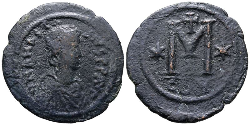 Anastasius i (491-518). Æ 40 Nummi (38mm, 14.41g).