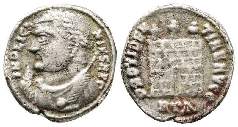 Licinius i (308-324). Replica Of Æ Follis (19mm, 3.17g).