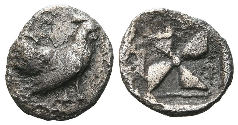 Sicily, Himera, C. 530-483/2 Bc. Ar Litra (11 MM, 0.63 G).