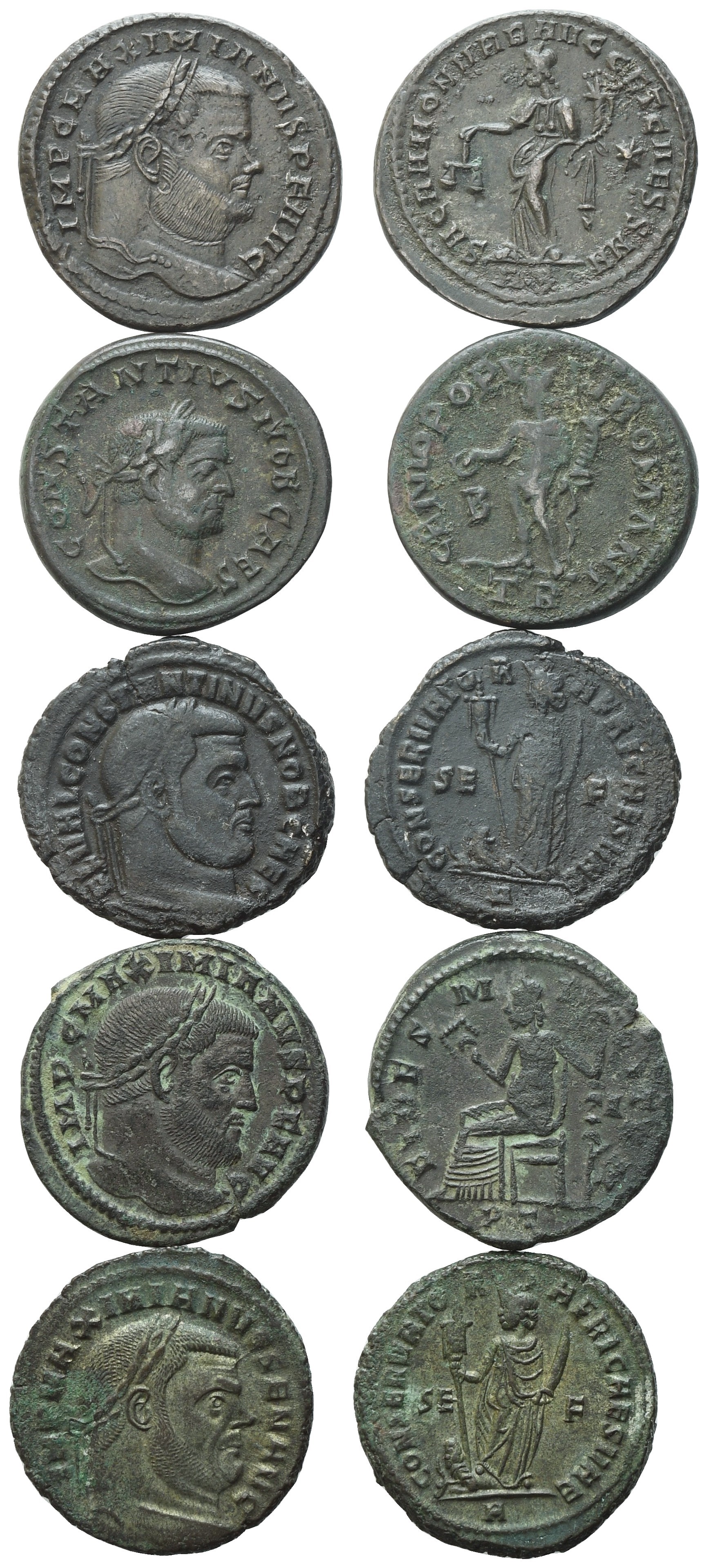 Lot Of 5 Folles. Lot Sold As Is, No Returns.