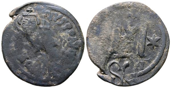 Heraclius (610-641). Æ 40 Nummi (37mm, 16.30g).