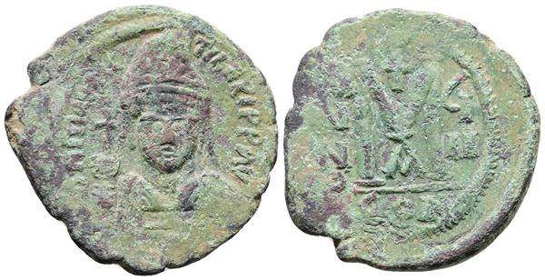 Maurice Tiberius (582-602). Æ 40 Nummi (33mm, 11.81g).