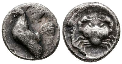 Sicily, Himera, C. 483-472 Bc. Replica Of Ar Didrachm (19mm, 5.16g).
