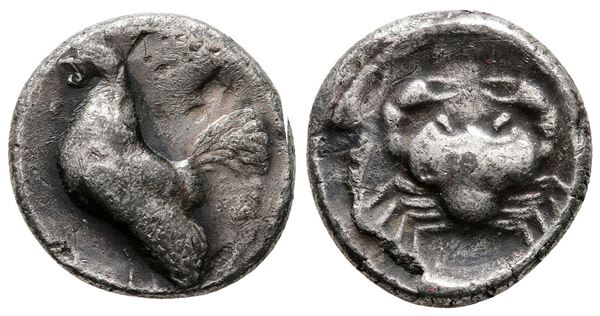 Sicily, Himera, c. 483-472 BC. Replica of AR Didrachm (19mm, 5.16g).