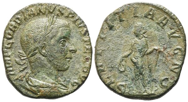 Gordian III (238-244), Sestertius, Rome, 238-239; Æ (17,35 g; 27,5 mm; 12 h)
