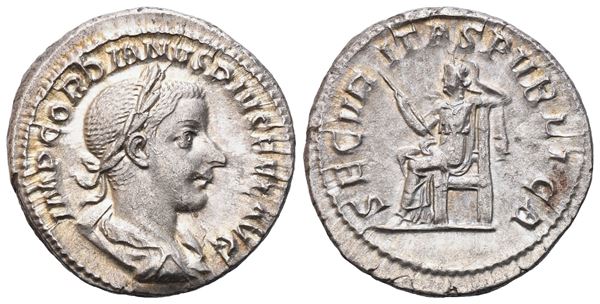 Gordian III (38-244), Denarius, Rome, 241; AR (3,56 g; 19,3 mm; 6 h)