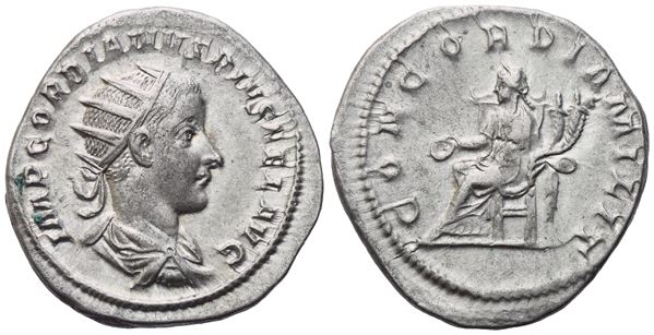 Gordian III (238-244), Antoninianus, Rome, 240; AR (4,15 g; 21,7 mm; 6 h)  