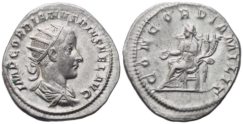 Gordian III (238-244), Antoninianus, Rome, 240; Ar (4,15 G; 21,7 MM; 6 H)