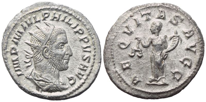 Philip II (247-249), Antoninianus, Antiochia, 247; Ar (3,92 G; 22 MM; 12 H)