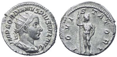 Gordian III (238-244), Antoninianus, Rome, 241-243; Ar (4,33 G; 22 MM; 12 H)