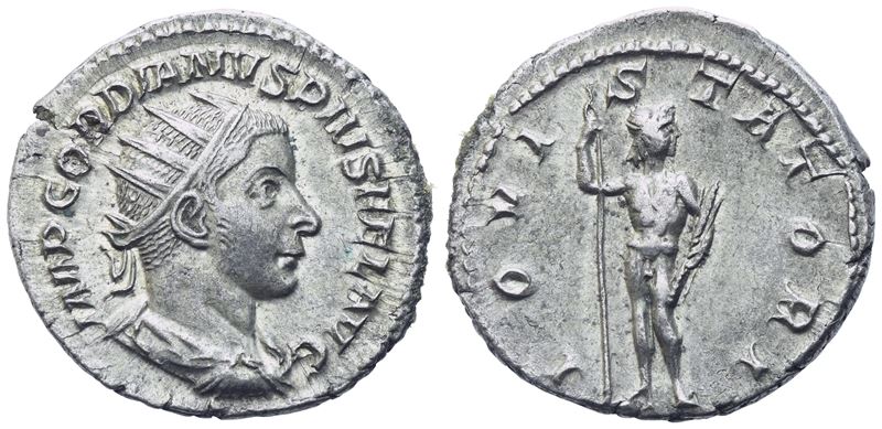 Gordian III (238-244), Antoninianus, Rome, 241-243; Ar (4,33 G; 22 MM; 12 H)
