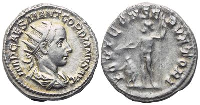 Gordian III (238-244), Antoninianus, Rome, 238-239; Ar (5,54 G; 20,6 MM; 1 H)