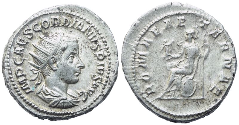 Gordian III (238-244), Antoninianus, Antioch, 238-239; Ar (4,97 G; 22,2 MM; 5 H)