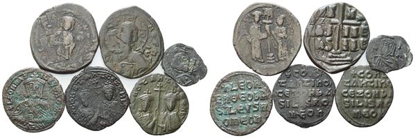 Lot of 6 Æ coins to be catalogued. Lot to be sold as is, no returns.