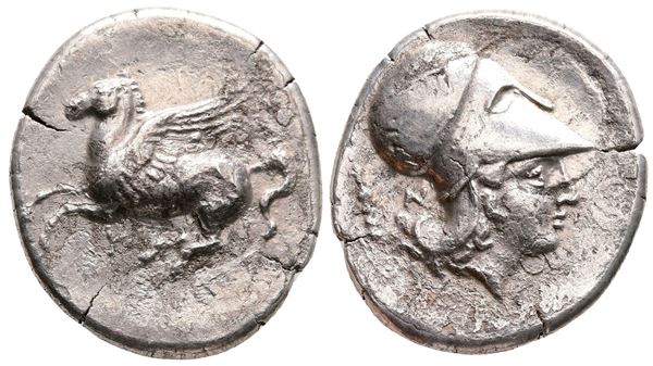 Akarnania, Anaktorion, c. 4th century BC. Replica of Stater (24mm, 7.66g).  - Auction Greek, Roman and Byzantine Coins	 - Bertolami Fine Art - Prague