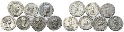 Lot Of 7 Roman Ar Coins To Be Catalogued. Lot To Be Sold As Is, No Returns.