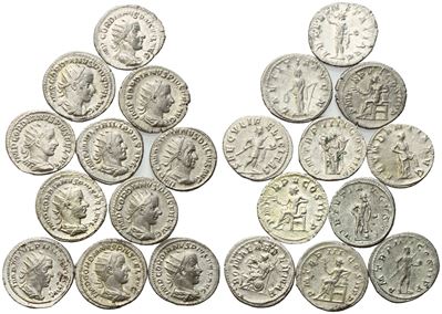 Lot Of 11 Roman Ar Coins To Be Catalogued. Lot To Be Sold As Is, No Returns.