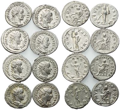 Lot Of 8 Roman Ar Coins To Be Catalogued. Lot To Be Sold As Is, No Returns.