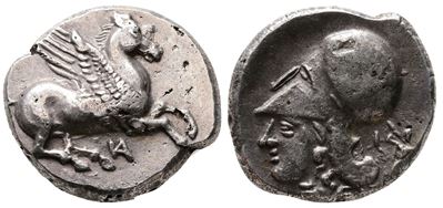 Akarnania, Anaktorion, C. 350-300 Bc. Replica Of Ar Stater (20mm, 7.99g).