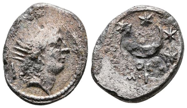 P. Clodius M.f. Turrinus, Rome, 42 BC. Replica of AR Denarius (20.5mm, 2.88g).  - Auction Greek, Roman and Byzantine Coins	 - Bertolami Fine Art - Prague