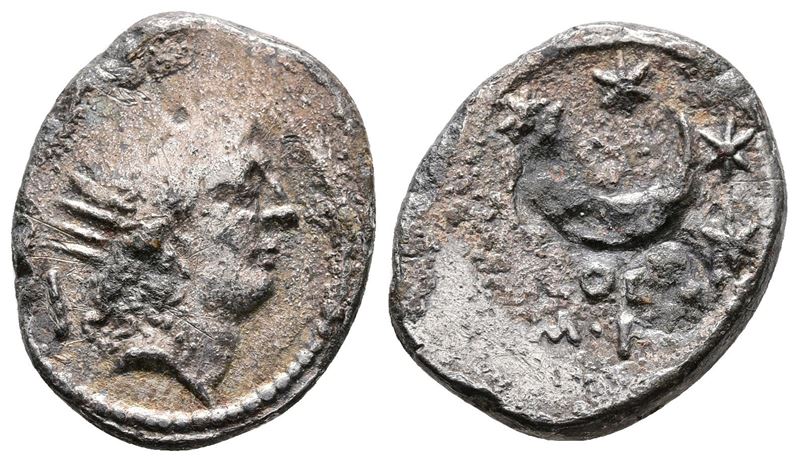 P. Clodius M.f. Turrinus, Rome, 42 Bc. Replica Of Ar Denarius (20.5mm, 2.88g).