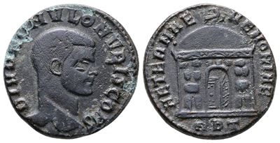 Divus Romulus (died Ad 309). Æ Follis (22mm, 6.14g).