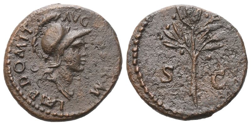 Domitian (81-96), Quadrans, Rome, 81-82; Æ (2,67 G; 17 MM; 7 H)