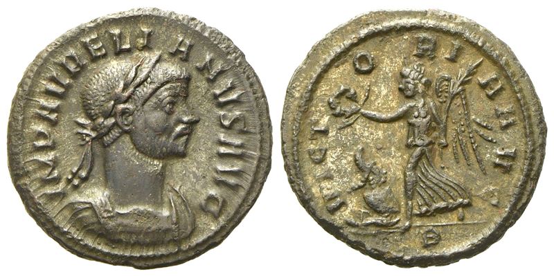 Aurelian (270-275), Denarius, Rome, Ad 273-274; Ar (g 3,09; MM 18,5)