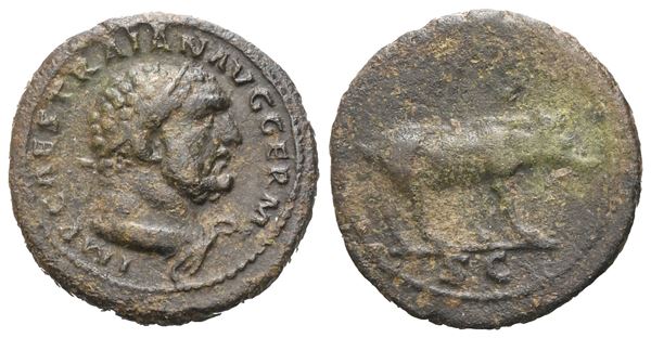 Trajan (98-117), Quadrans, Rome, 112-114; Æ (2,54 g; 16,2 mm; 6 h)