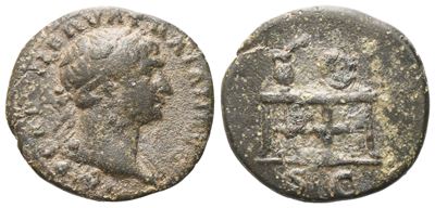 Trajan (98-117), Quadrans, Rome, 98-102; Æ (2,67 G; 17,4 MM; 6 H)