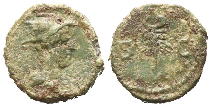 Anonymous, Quadrans, Rome, Time Of Domitian To Antoninus Pius; Æ (2,16 G; 13,5 MM; 6 H)