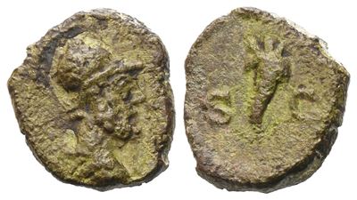 Anonymous, Quadrans, Rome, Time Of Domitian To Antoninus Pius; Æ (2 G; 11,8 MM; 12 H)