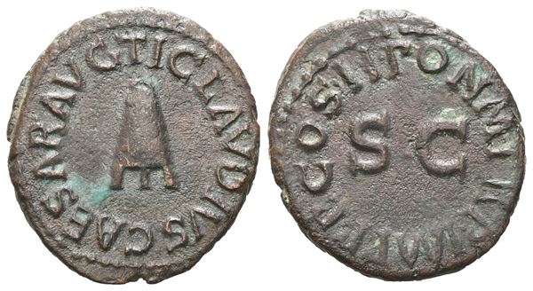  Claudius (41-54), Quadrans, Rome, 42; Æ (2,85 g; 18 mm; 7 h)
