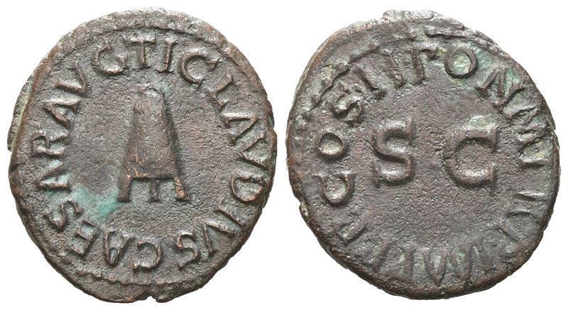 Claudius (41-54), Quadrans, Rome, 42; Æ (2,85 G; 18 MM; 7 H)
