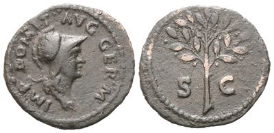 Domitian (81-96), Quadrans, Rome, 81-82; Æ (2,10 G; 17,5 MM; 7 H)