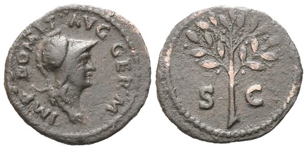 Domitian (81-96), Quadrans, Rome, 81-82; Æ (2,10 g; 17,5 mm; 7 h)