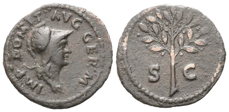 Domitian (81-96), Quadrans, Rome, 81-82; Æ (2,10 G; 17,5 MM; 7 H)