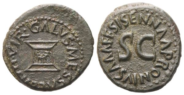 Augustus (27 BC-14 AD), Quadrans, Rome, 5 BC; Æ (3,24 g; 17,5 mm; 10 h)