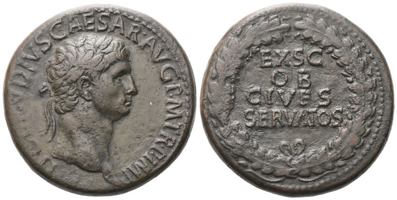 Claudius (41-54), Sestertius, Rome, 41-42; Æ (26,53 G; 34 MM; 6 H)