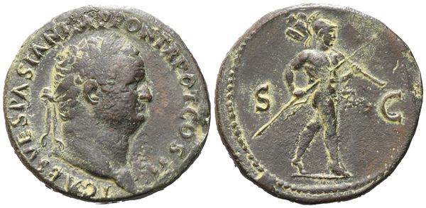 Titus Caesar (69-79), Sestertius, Rome, 72; Æ (26,60 g; 32,5 mm; 6 h)