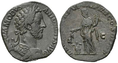 Commodus (177-192), Sestertius, Rome, 181; Æ (20,56 G; 29,7 MM; 12 H)