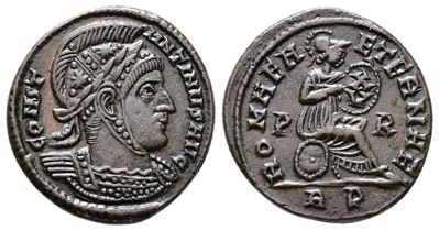 Constantine i (307-337). Æ Follis (19mm, 3.10g).