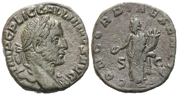 Gallienus (253-268), Sestertius, Rome, 253-254; Æ (16,97 g; 27,8 mm; 12 h)
