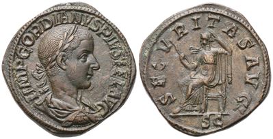 Imperatore Gordiano III (238–244), Sestertzio (Æ), Roma 241