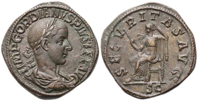 Imperatore Gordiano III (238–244), Sestertzio (Æ), Roma 241