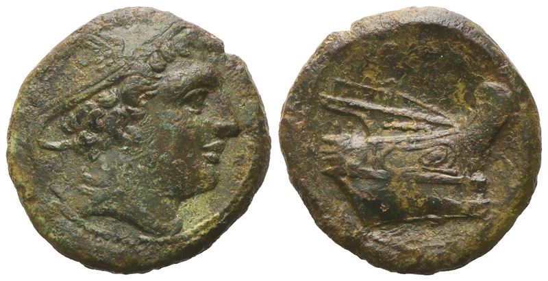 Anonymous, Semuncia, 217-215 BC; Æ (5,80 g; 20,1 mm; 11 h)