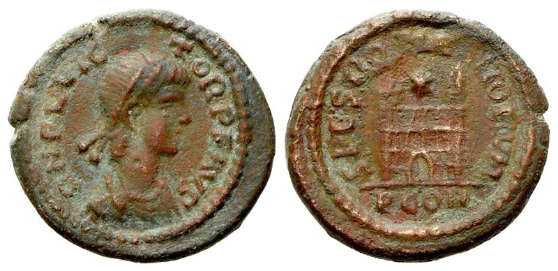 Flavius Victor (387-388), Æ 4, Arelate; Æ (g 2,04; MM 15)